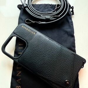 Bandolier Emma Crossbody iPhone 16 Pro Max Case Black